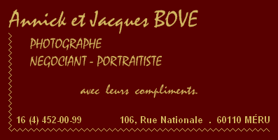 Annick et Jacques BOVE � M�ru