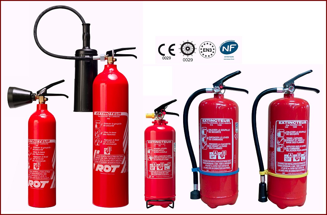Extincteurs ROT CMR